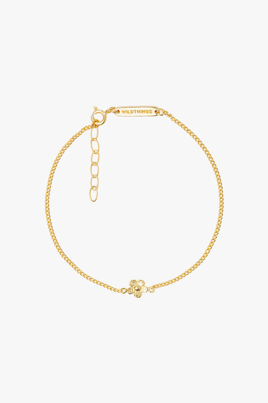 Armband Flower Bracelet Gold | wildthings