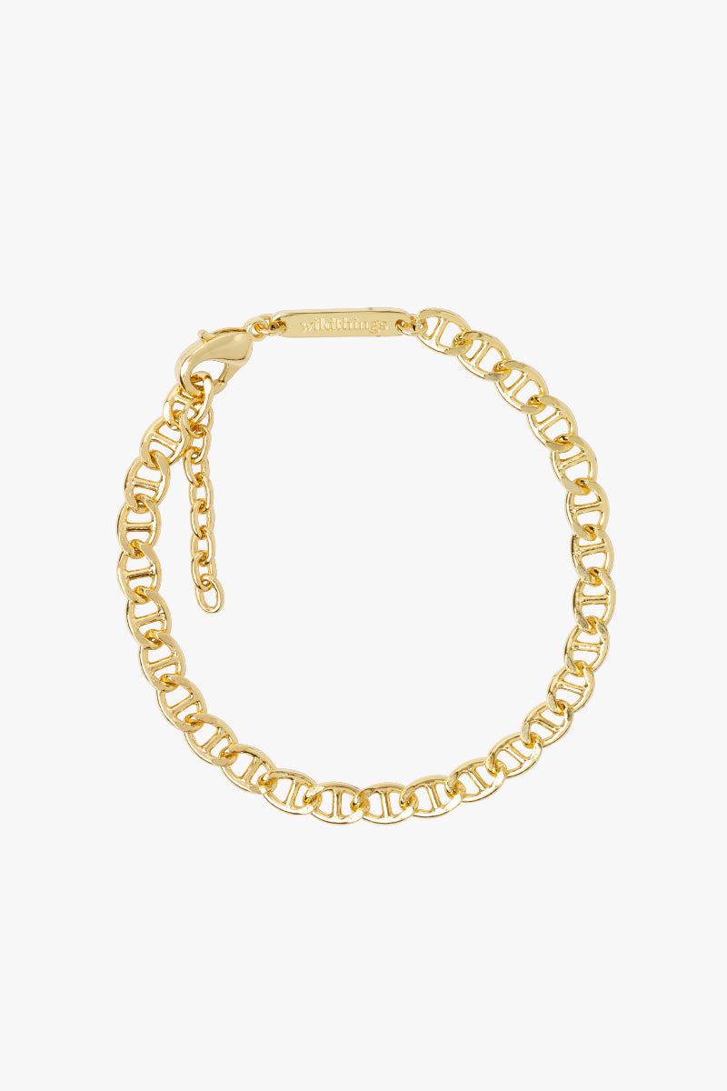 Armband Mariner Chain Bracelet Gold | wildthings