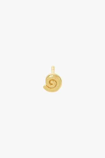 Ocean Swirl Stud Ohrstecker gold (einzeln) | wildthings