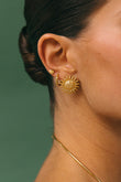 Ocean Swirl Stud Ohrstecker gold (einzeln) | wildthings