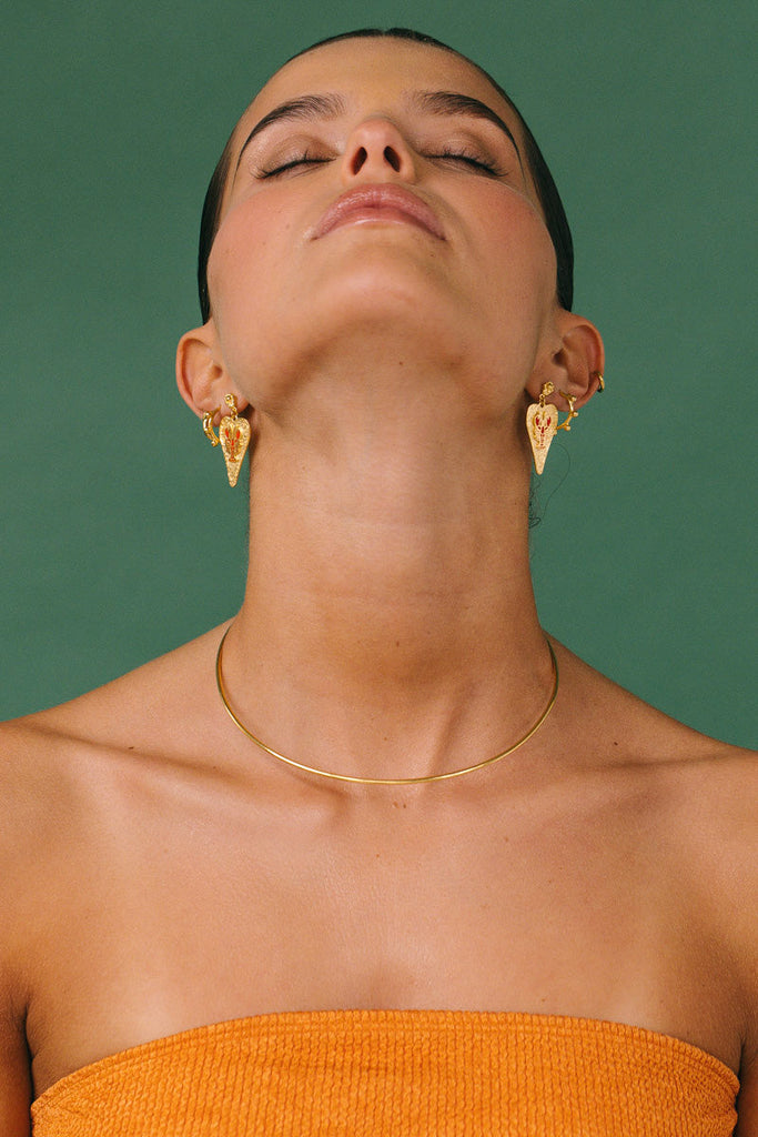 Halsreif Golden Hour Choker Gold | wildthings