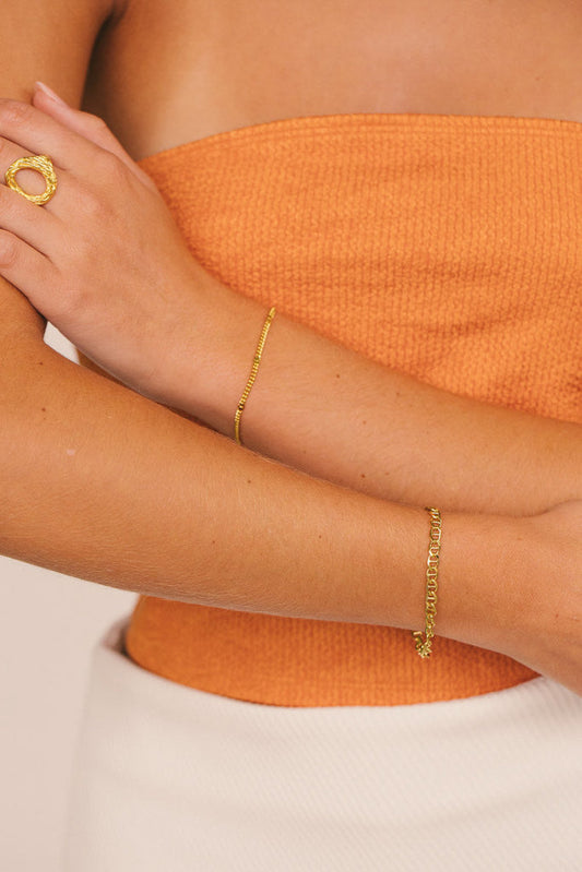 Armband Dot Chain Bracelet Gold | wildthings