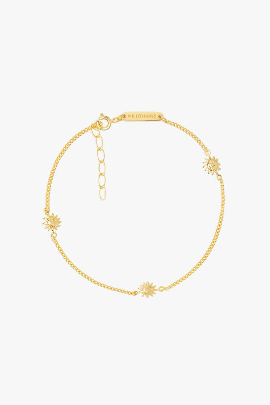 Armband Sun Rays bracelet gold | wildthings