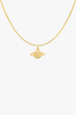 Kette Saturn Necklace Gold Plated | wildthings