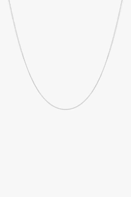 Kette Panzerkette curb chain Silber 45 cm | wildthings
