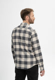 Flannel Shirt SAHEL anthrazit karo | MELAWEAR