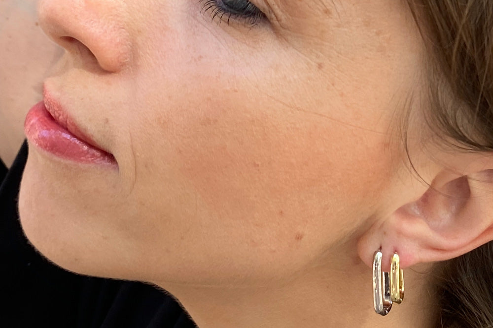 YE LONG EARRINGS Stainless Steel | KLIMBIM