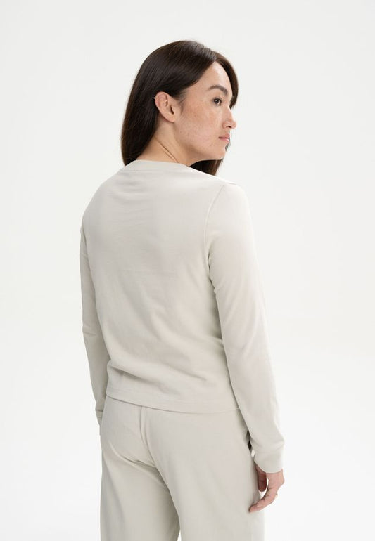 Langarmshirt schwer AASTHA birke | MELAWEAR