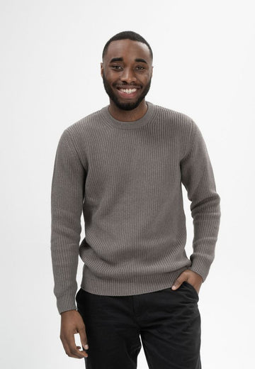 Strickpullover RAVI bear melange | MELAWEAR