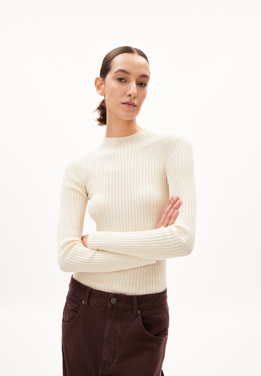 Pullover ALAANIA oatmilk | ARMEDANGELS