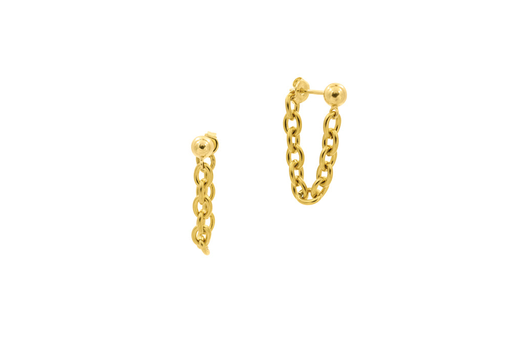 ANCHOR EARRINGS Stainless Steel | KLIMBIM