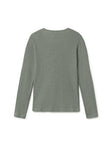 Longsleeve ARRAN SAGE GREEN | TWOTHIRDS