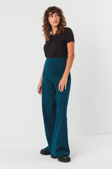 ASUA-GOTS TROUSER oxford blue | SKFK