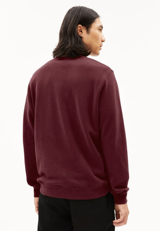 Sweatshirt BAARO COMFORT cranberry juice | ARMEDANGELS