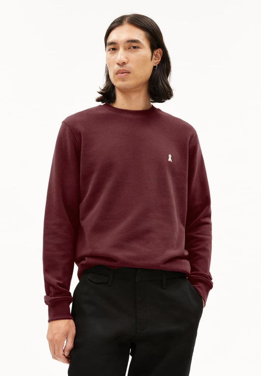 Sweatshirt BAARO COMFORT cranberry juice | ARMEDANGELS