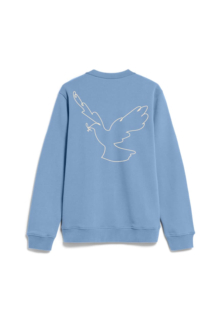 Sweatshirt BAARO NESTLING vintage blue | ARMEDANGELS