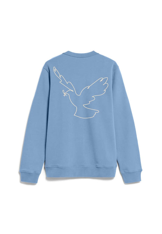 Sweatshirt BAARO NESTLING vintage blue | ARMEDANGELS