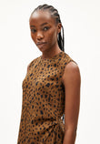 Kleid EMALANAA LEOPAA  dark camel  | ARMEDANGELS