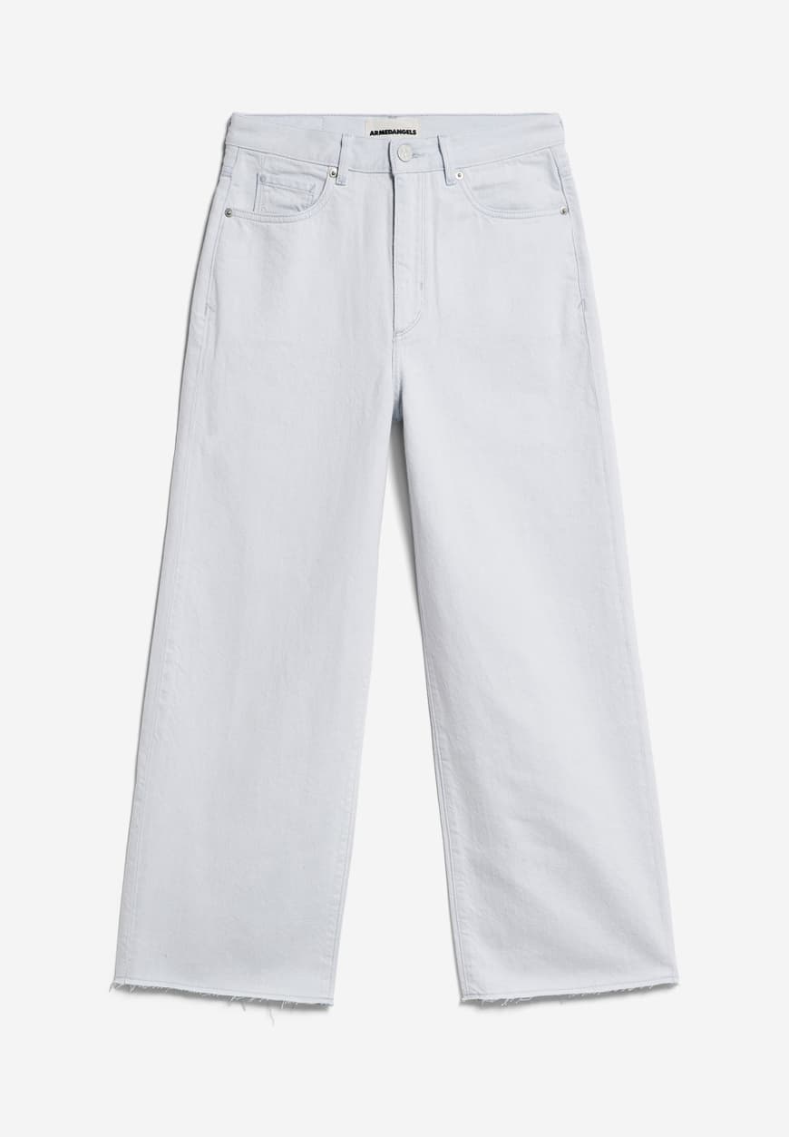 Jeans ENIJAA CROPPED blue white | ARMEDANGELS