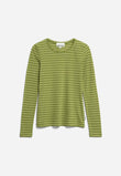 Longsleeve ENRICCAA STRIPES new moss-dark moss | ARMEDANGELS