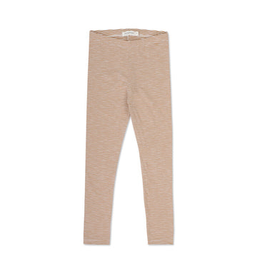 Leggings stripes sepia brown | Phil&Phae