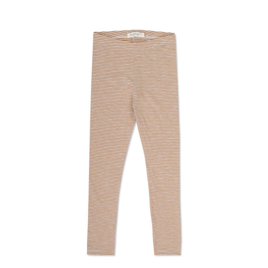 Leggings stripes sepia brown | Phil&Phae