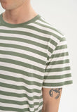 T-Shirt SADHIL thyme stripes | MELAWEAR
