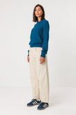 IRADI-GOTS SWEATER oxford blue | SKFK