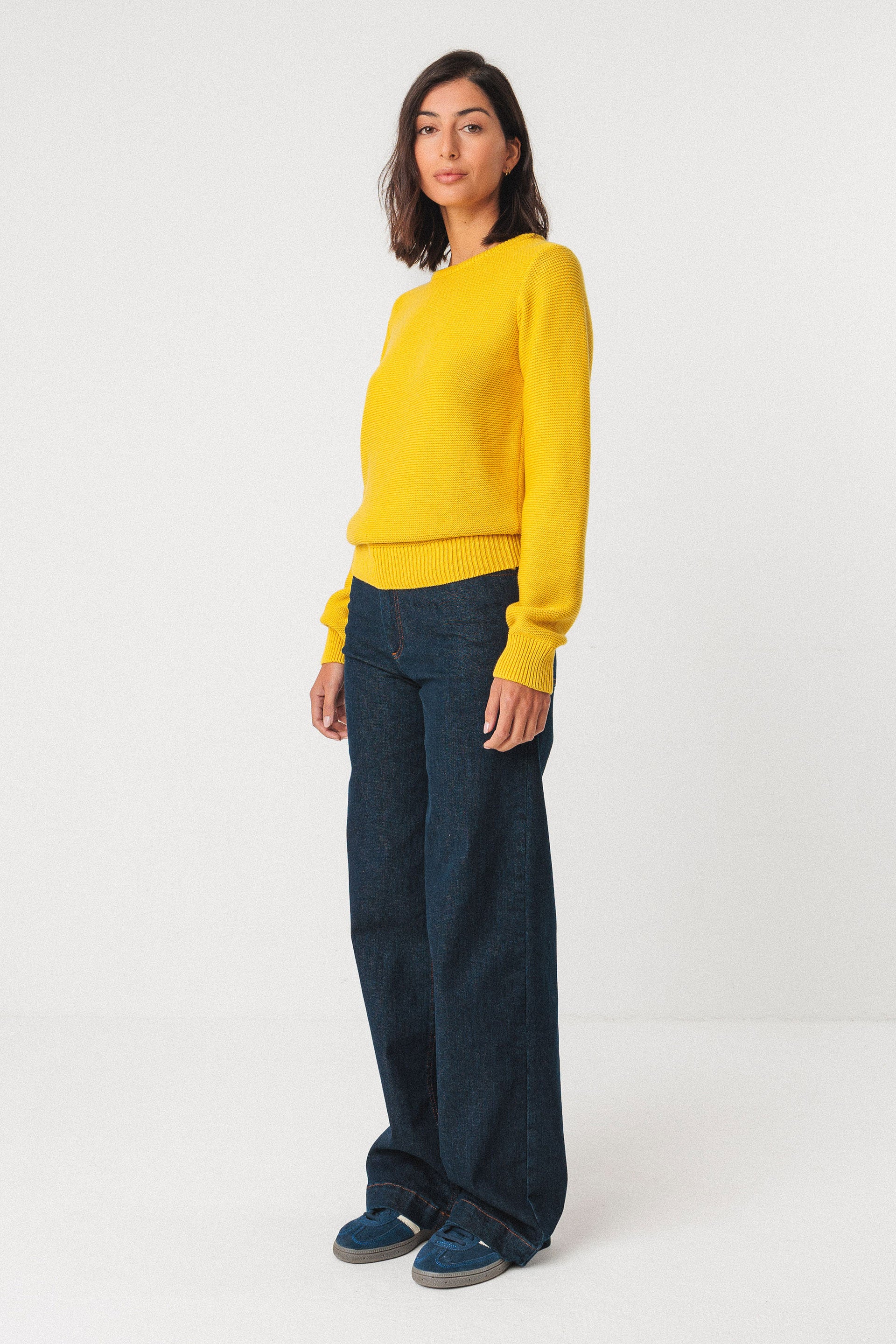 IRADI-GOTS SWEATER yellow | SKFK