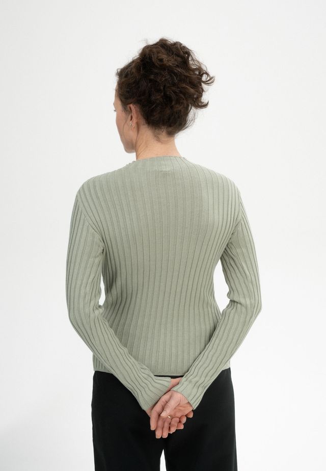 Knit Jumper NAMARI green clay | MELAWEAR