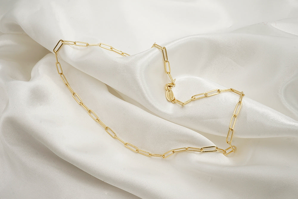 LINK BIG NECKLACE Stainless Steel | KLIMBIM