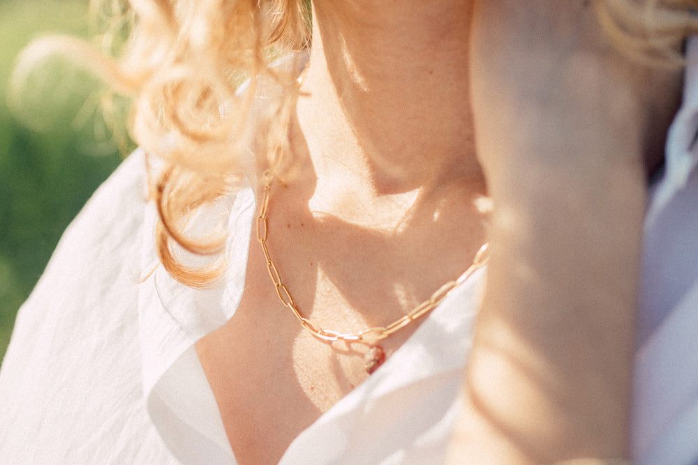 LINK BIG NECKLACE Stainless Steel | KLIMBIM