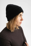 Unisex Fine Knit Beanie Style HIMMAT schwarz | MELA