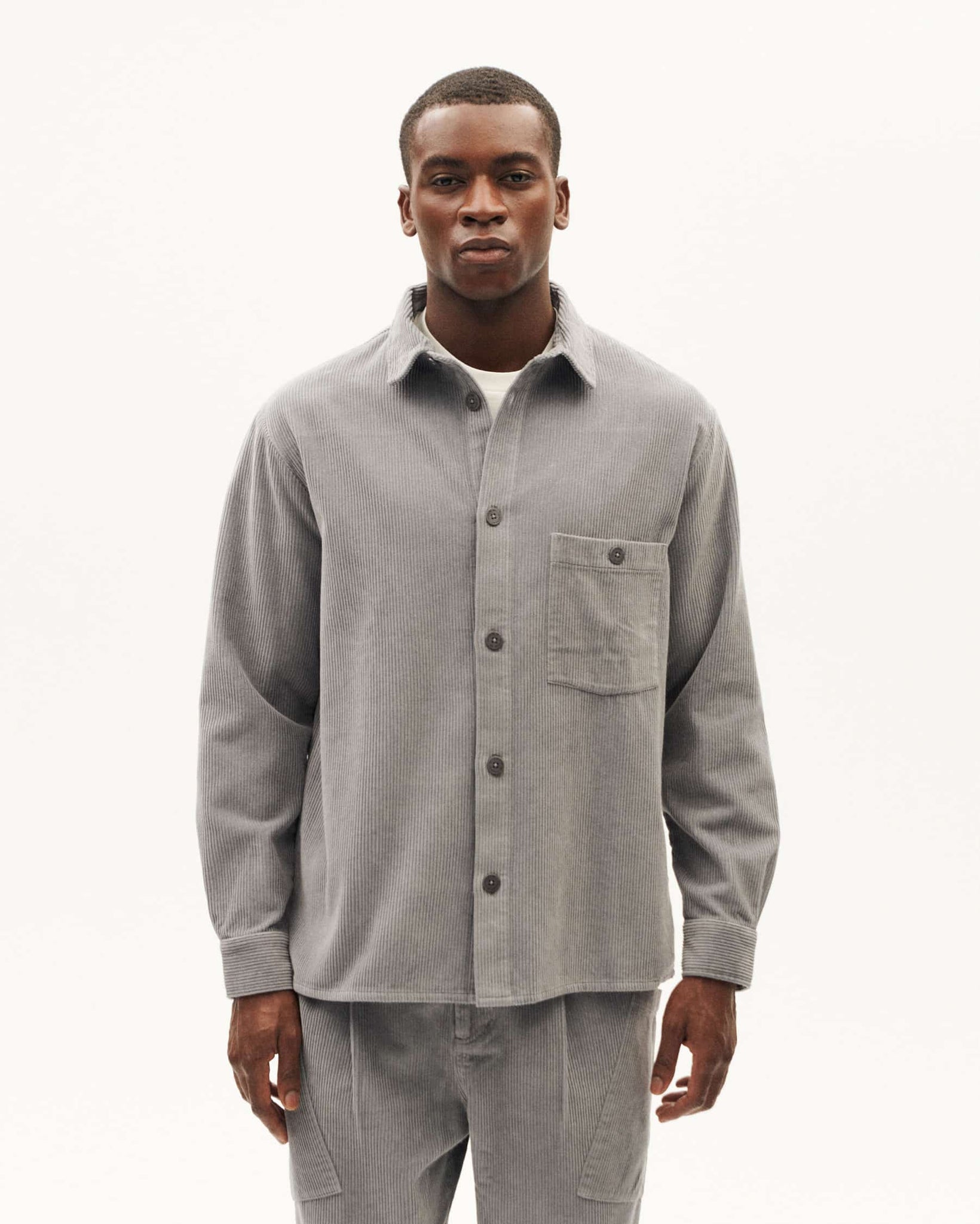 RIVER CORDUROY THEO OVERSHIRT | THINKING MU