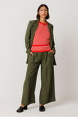 NIA TROUSER deep green | SKFK