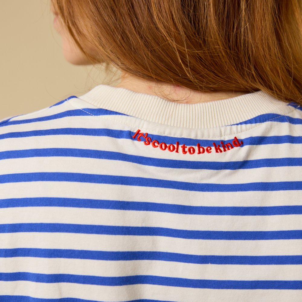 T-Shirt gestreift blau / weiß | popeia