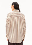 STRIPE LOOSE SHIRT BLOUSE oatmilk-claystone | ARMEDANGELS