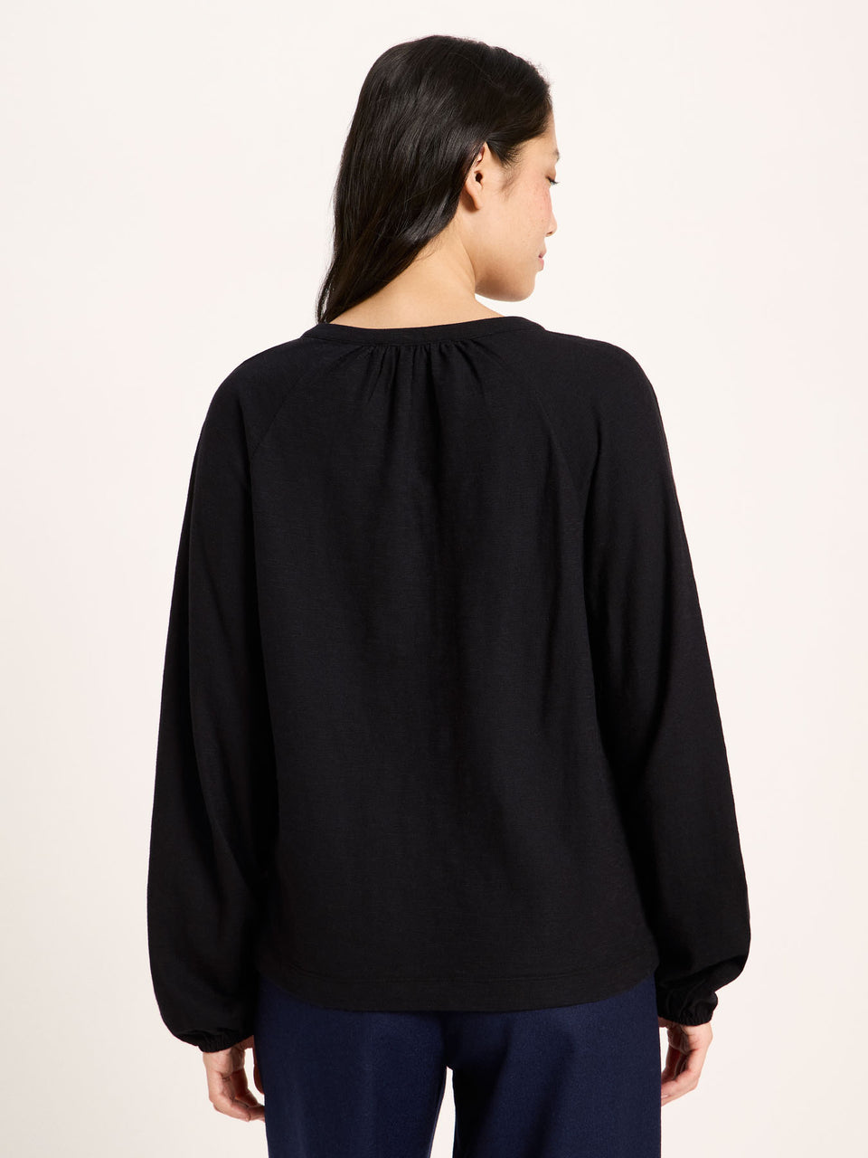 Blusenshirt GOTS black | LANIUS
