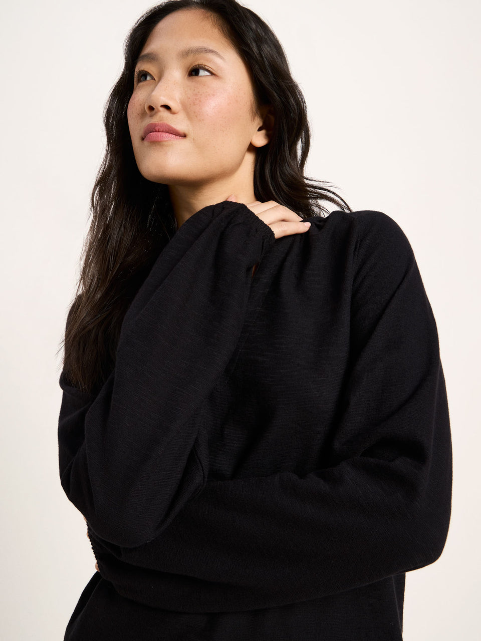 Blusenshirt GOTS black | LANIUS