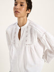 Spitzenbluse GOTS white | LANIUS