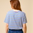 T-Shirt gestreift blau / weiß | popeia