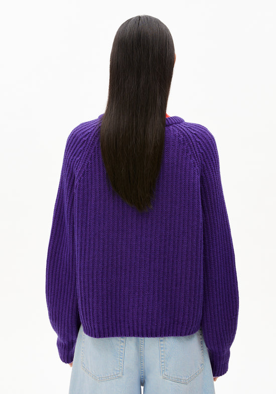 Strick Cardigan SELMAA indigo lilac | ARMEDANGELS