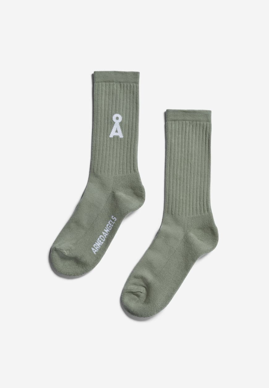 Socken SAAMUS BOLD grey green | ARMEDANGELS