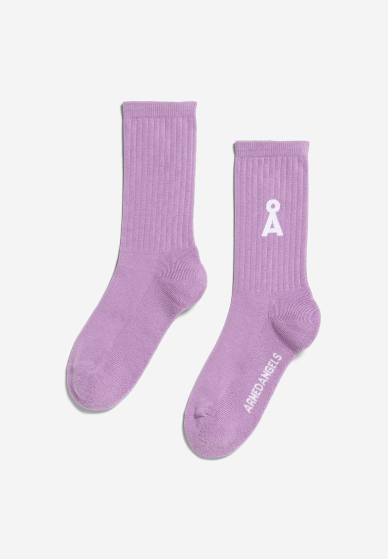 Socken SAAMUS BOLD smart lilac | ARMEDANGELS