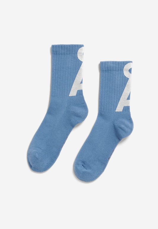 Socken SAAMUS SHORT vintage blue | ARMEDANGELS