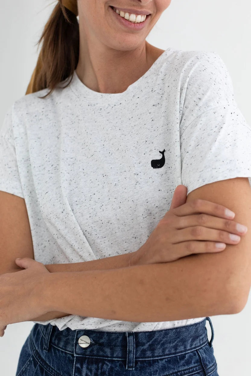 T-Shirt SEPANGGAR WHITE NEPS | TWOTHIRDS