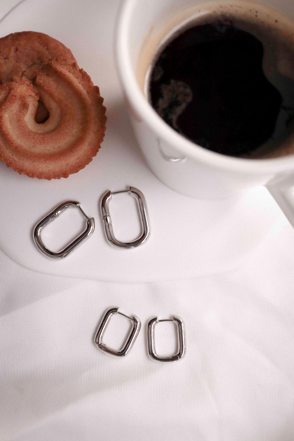 SHIKAKU EARRINGS Stainless Steel | KLIMBIM