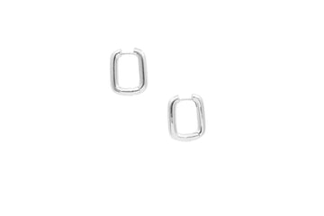 SHIKAKU SMALL EARRINGS Stainless Steel | KLIMBIM