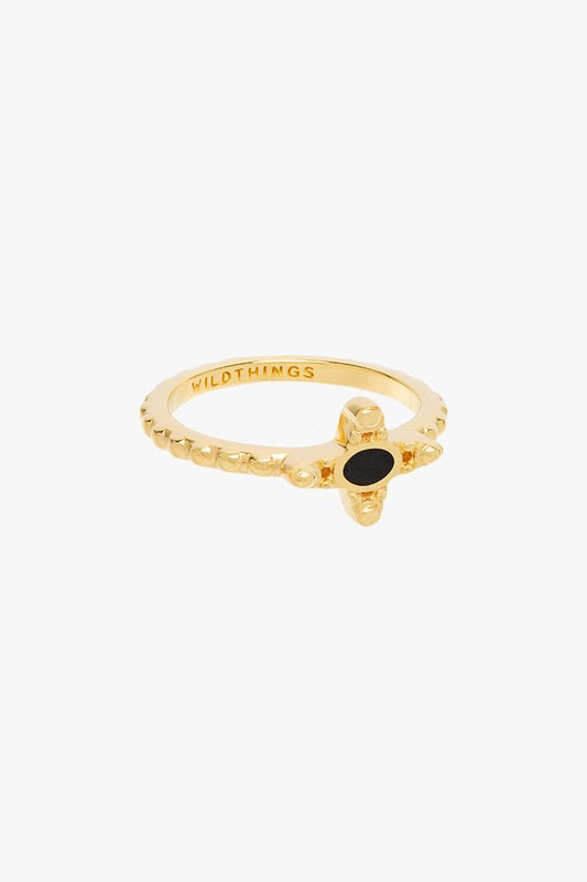 Timeless black ring gold | wildthings