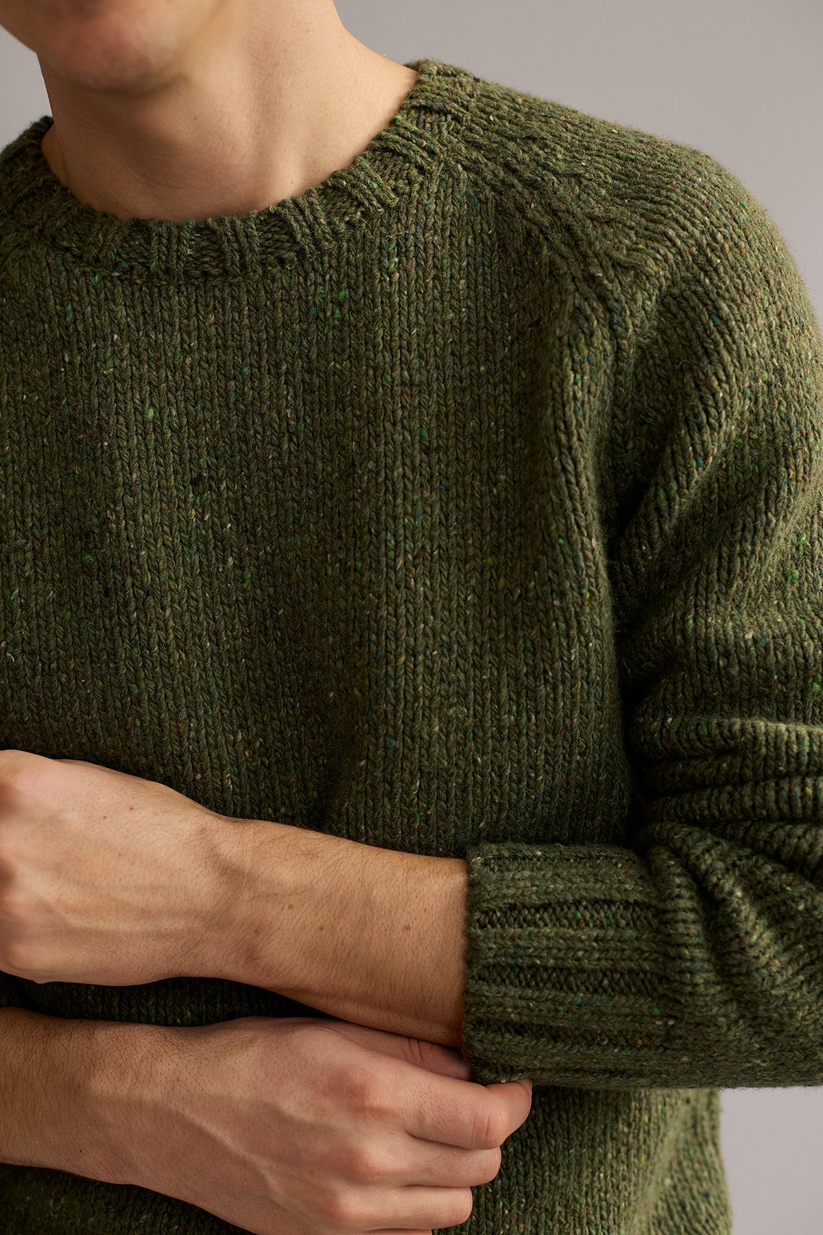 Pullover GOLDEN moss green | TWOTHIRDS